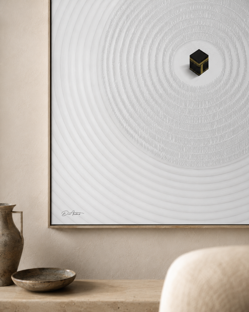 Asal — Corak dari Damascus | Cetakan Seni Geometri Islam | Studio Seni DAR