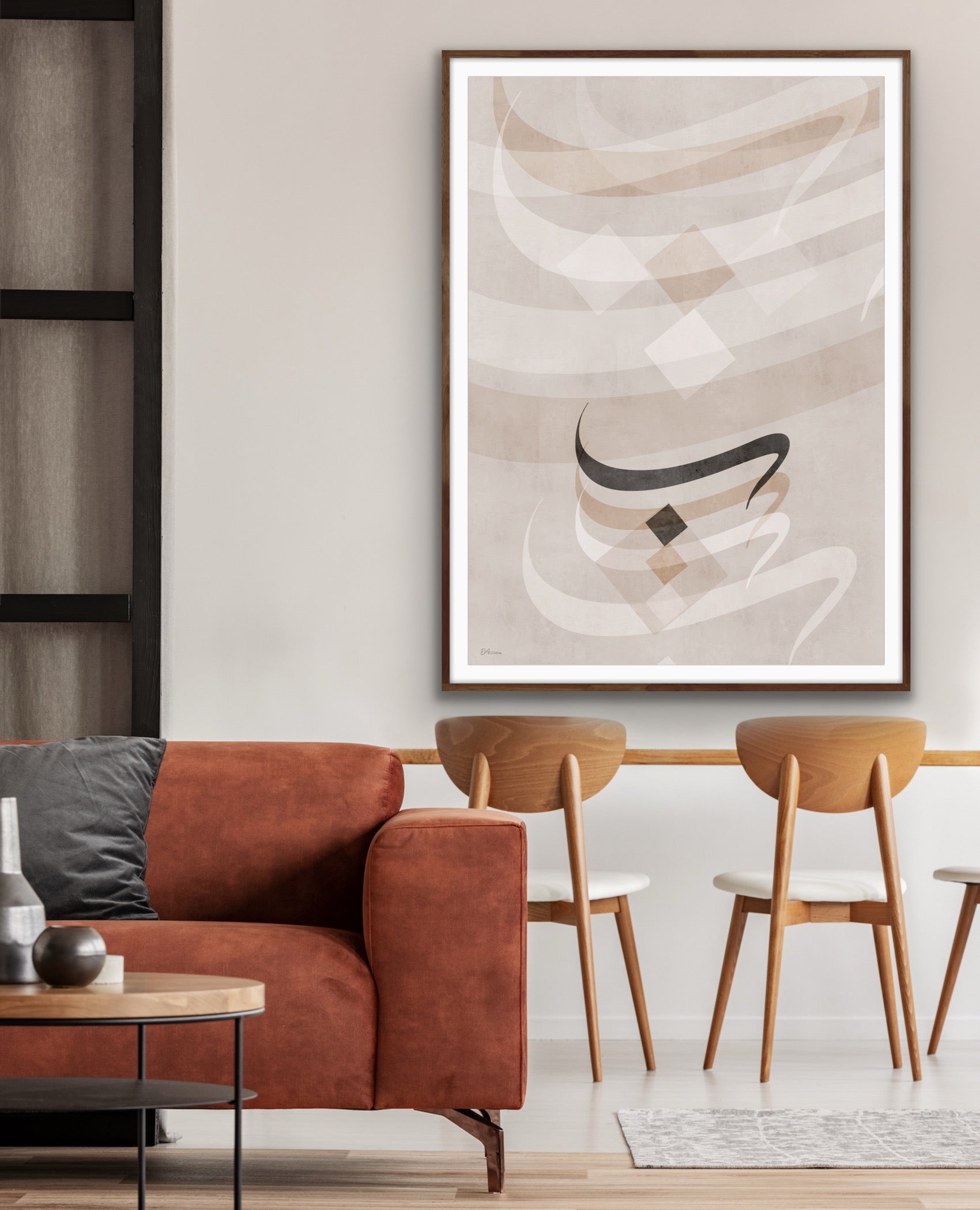 Asal — Corak dari Damascus | Cetakan Seni Geometri Islam | Studio Seni DAR